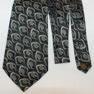 Audry Buchner Floral Pattern Silk Tie
